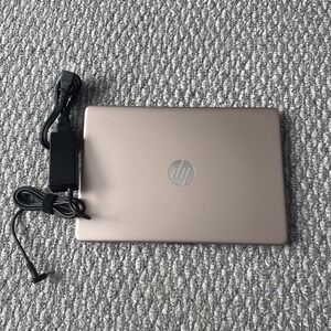 New HP 14" Laptop Intel CPU N150 4GB RAM 128GB Storage UFS - Pale Rose Gold